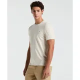 Remera de cuello redondo para hombre de Original Penguin, confeccionada en algodón orgánico. Presenta un ajuste entallado y el logo de la marca bordado en el pecho.