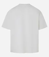 Remera boxy de manga corta y cuello redondo, confeccionada con tecnología dry de tacto frío en el interior y exterior de algodón.