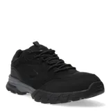 Championes Topper Grove de hombre, color negro con detalles en gris, confeccionados en cuero sintético y tela, con suela de goma.