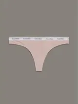 Colaless color rosa claro con cintura elástica blanca con logo Calvin Klein.