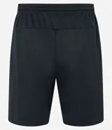 Bermuda deportiva Get Over de color azul marino, con cintura elástica ajustable mediante lazo y dos bolsillos laterales con cierre de cremallera.