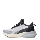 Championes deportivos Topper modelo Squat II, con diseño en tonos grises, negros y suela en color crema. Presentan una estructura de malla transpirable, refuerzos laterales y tecnología de amortiguación en la entresuela.