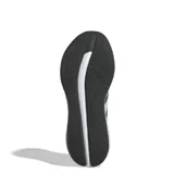 Championes Adidas Galaxy 7 color gris con detalles en blanco y las tres tiras características de la marca en color crema.