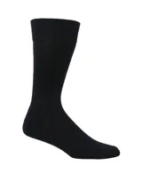 Pack de dos pares de medias de largo medio, una en color negro y otra en color beige, con planta acolchada y puño suave.
