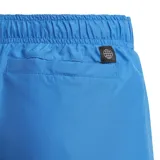 Short de baño Adidas color azul, con cintura elástica y logo de la marca estampado en la pierna derecha.