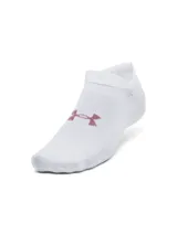 Medias invisibles Under Armour, modelo Essential No Show, de diseño ultradelgado y ligero con paneles de malla para mayor transpirabilidad y soporte de arco integrado.
