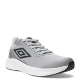 Championes urbanos Umbro Ocean color gris con detalles en negro y blanco. Capellada sintética con detalles en mesh y suela de EVA.
