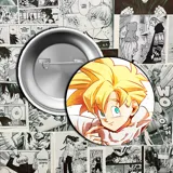 Pin metálico con imagen de Gohan Super Saiyan.