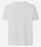 Remera básica de algodón con cuello redondo y mangas cortas, de calce regular y diseño liso. Confeccionada en algodón certificado.