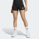 Short deportivo Adidas de ajuste ceñido, color negro, con cintura elástica y logo de la marca estampado en el frente. Confeccionado en tejido elástico con tecnología de secado rápido.
