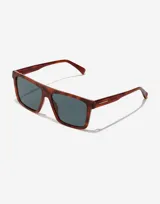 Lentes de sol Hawkers modelo Aspen, unisex, con montura rectangular color carey y lentes grises.