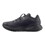 Championes Salomon Aero Glide 4 Grvl, calzado de running diseñado para cambio de superficies, color negro y gris con suela adherente y sistema de ajuste rápido.