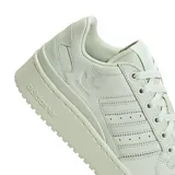Zapatillas Adidas Forum Bold color verde claro, con plataforma y detalles perforados.