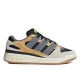 Championes Adidas Forum 2000, color beige, gris y negro, con detalles en cuero y gamuza.
