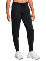 Pantalón deportivo Under Armour de corte ajustado, confeccionado en tejido HeatGear ultraligero y elástico. Presenta cintura elástica con cordón ajustable, bolsillos laterales y puños elásticos en los tobillos.