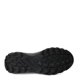 Zapato de estilo outdoor Freeway modelo Terra, confeccionado en cuero nobuk marrón con puntera reforzada en color negro. Presenta detalles de perforaciones laterales, cuello acolchado en tejido técnico y suela de goma con relieve antideslizante.