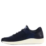 Championes urbanos Freeway modelo Panther, confeccionados en una combinación de cuero y textil. Presentan un diseño en tonos blanco y gris con detalles en naranja en la lengüeta y el talón. Cuentan con cierre de cordones y suela de goma.