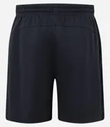 Bermuda deportiva para hombre, color bordó, con tecnología Dry que facilita la evaporación del sudor. Presenta cintura elástica con cordón interno, bolsillos y estampa lateral con lettering.