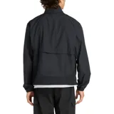Campera deportiva New Balance Fast Days Jacket, color negro, con cierre frontal completo, cuello alto y logo blanco impreso en el pecho. Cuenta con mangas largas y puños elásticos.