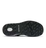 Botas de trekking Columbia modelo Newton Wander Ltr Omni-Grip, de color gris con detalles en negro y suela blanca. Diseño impermeable de caña media, con cordones y parte superior de cuero.
