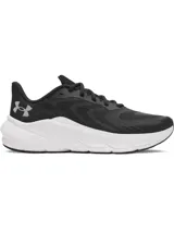 Championes de running Under Armour UA W Turbulence 3, color negro con suela blanca. Presentan parte superior de malla transpirable y amortiguación Charged+ en la mediasuela.
