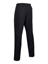 Pantalones deportivos Under Armour modelo UA Vital Woven de hombre, color negro, de corte cónico con bolsillos laterales y logo de la marca estampado en la pierna derecha.