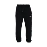 Pantalón jogger deportivo Umbro modelo Rela, color negro con cintura elástica con cordón ajustable, bolsillos laterales y puños elastizados en los tobillos. Presenta logo bordado de la marca en la pierna izquierda.