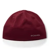 Gorro tipo beanie de polar color bordó, con tecnología Omni-Heat™ y logo de la marca bordado en el frente.