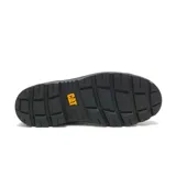 Bota de caña media Caterpillar modelo Modulate WP, color negro, confeccionada en cuero de grano completo. Presenta diseño acordonado, suela de goma con relieve para mayor tracción y tecnología impermeable.
