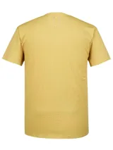 Remera deportiva Under Armour modelo UA Halo Vent SS, de color amarillo lima, manga corta y cuello redondo. Cuenta con perforaciones estratégicas para ventilación y logotipos reflectantes.