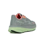 Championes de running Austral Champion Speed D, color gris con detalles en verde y rosa.