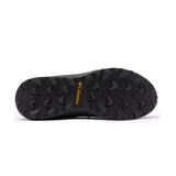 Championes Columbia modelo Trailstorm WTRPF, color negro con detalles en amarillo. Diseño técnico de trail running con malla transpirable, refuerzos sintéticos y suela de alto agarre.