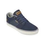 Championes Etnies Barge LS grises con detalles en marrón y suela blanca.