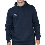 Canguro deportivo con capucha y cordones ajustables, confeccionado en tejido de algodón y poliéster. Presenta un bolsillo frontal tipo canguro, puños y ruedo acanalados, y el logo de la marca bordado en el pecho.
