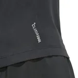 Remera deportiva Adidas Adi365 Essentials de manga corta y cuello redondo en color negro, con el logo de la marca estampado en blanco en el pecho.