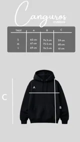 Hoodie boxy negro con capucha, diseño oversized de corte amplio con hombros y mangas super caídas. Presenta un estampado en la espalda con estrellas y la inscripción "NVB-CLUB BE LIKE US. NOTHING BASIC STREETWEAR".