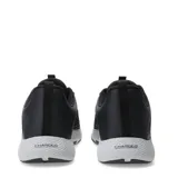 Championes de entrenamiento Under Armour modelo Charged Engage 2, color gris oscuro con detalles en verde lima. Presentan un diseño de malla transpirable con refuerzos laterales y entresuela con tecnología Charged Cushioning para mayor amortiguación.