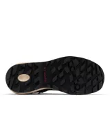 Bota de senderismo Columbia modelo Newton Wander LTR, confeccionada en cuero impermeable color marrón cordovan. Presenta herrajes metálicos para los cordones, entresuela de espuma ligera en tono beige y suela de goma negra con patrón de tracción para terrenos variados.