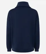 Campera deportiva de modal color bordó, con cierre frontal, cuello alto y puños acanalados. Presenta un diseño entallado con recortes que brindan un ajuste cómodo y moderno.