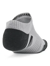 Pack de tres pares de medias deportivas de corte bajo, con amortiguación media, paneles de malla para ventilación y soporte de arco integrado.