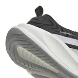 Championes de running adidas Supernova Ease 2, color negro con las clásicas tres tiras plateadas en los laterales y entresuela blanca con amortiguación.