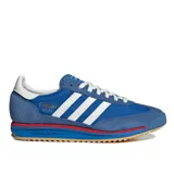 Championes Adidas SL 72 RS, color azul con detalles en blanco y rojo.