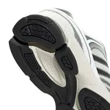 Championes Adidas Spiritain 2000 de diseño running retro, color blanco con detalles plateados y las clásicas tres tiras en negro. Incorpora tecnología adiprene+ en la suela para mayor amortiguación.
