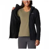 Campera polar Columbia con cierre frontal completo, cuello alto y bolsillos laterales con cierre. Presenta logo de la marca bordado en el pecho.