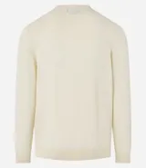 Suéter masculino de cuello redondo y manga larga, confeccionado en tejido de punto liso. Presenta un diseño básico y versátil, ideal para uso diario.