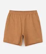 Bermuda deportiva Get Over para hombre, de color gris, con cintura elástica, cordón interno ajustable y bolsillo con cierre en la parte trasera.