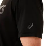 Remera Asics de hombre color negro con logo estampado en el pecho.