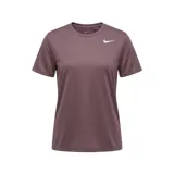 Remera deportiva Nike de manga corta, confeccionada en tejido técnico Dri-FIT, con cuello redondo y logo de la marca estampado en el pecho.