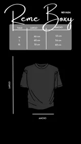 Remera No Basic de corte boxy fit, con lavado artesanal efecto nevado y estampa frontal minimalista con la frase 'No Basic'.