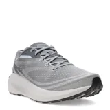 Championes de running Merrell modelo Morphlite, color gris con entresuela blanca y suela negra. Diseño de malla técnica transpirable, con cierre de cordones y refuerzos sintéticos en los laterales.